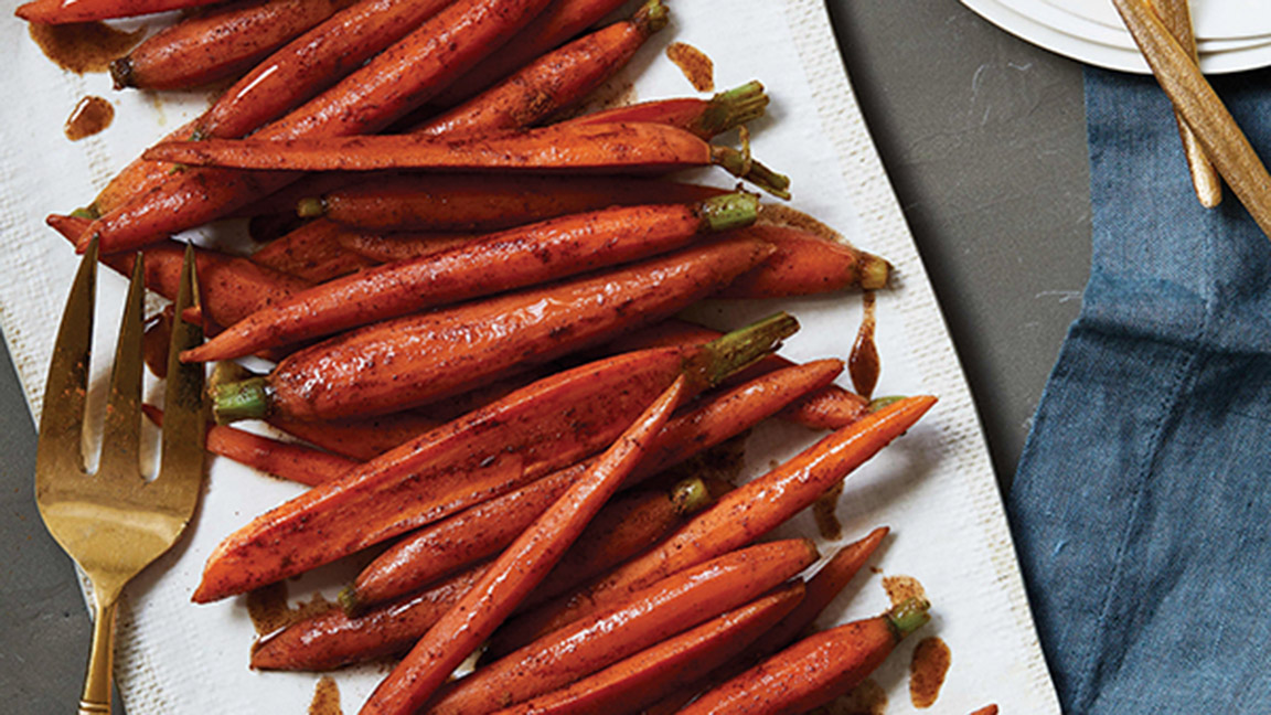 Spiced Maple Carrots