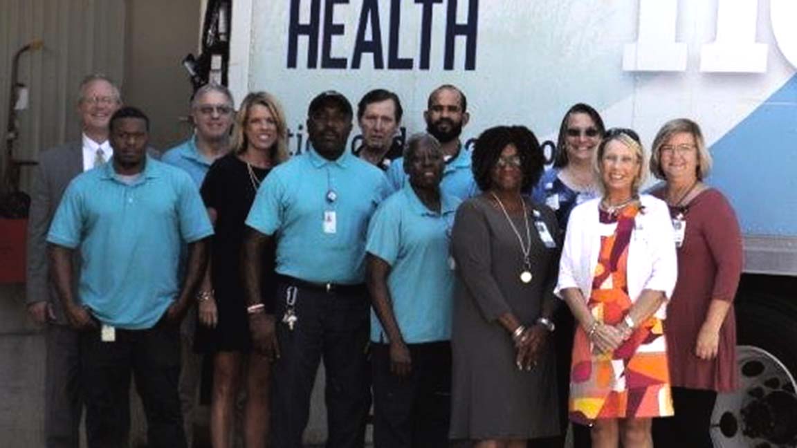 Members of the Tidelands Health supply chain management team
