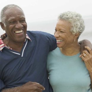 Happy Couple at Beach