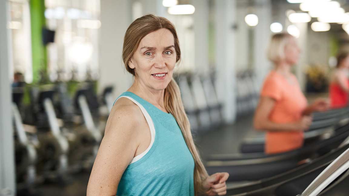 Woman exercising