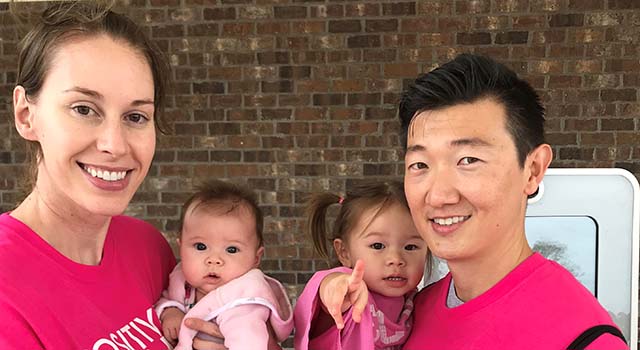 Drs. Selander and Han took the entire family out to the ‘In the Pink’ Breast Cancer Awareness Walk on Oct. 5.