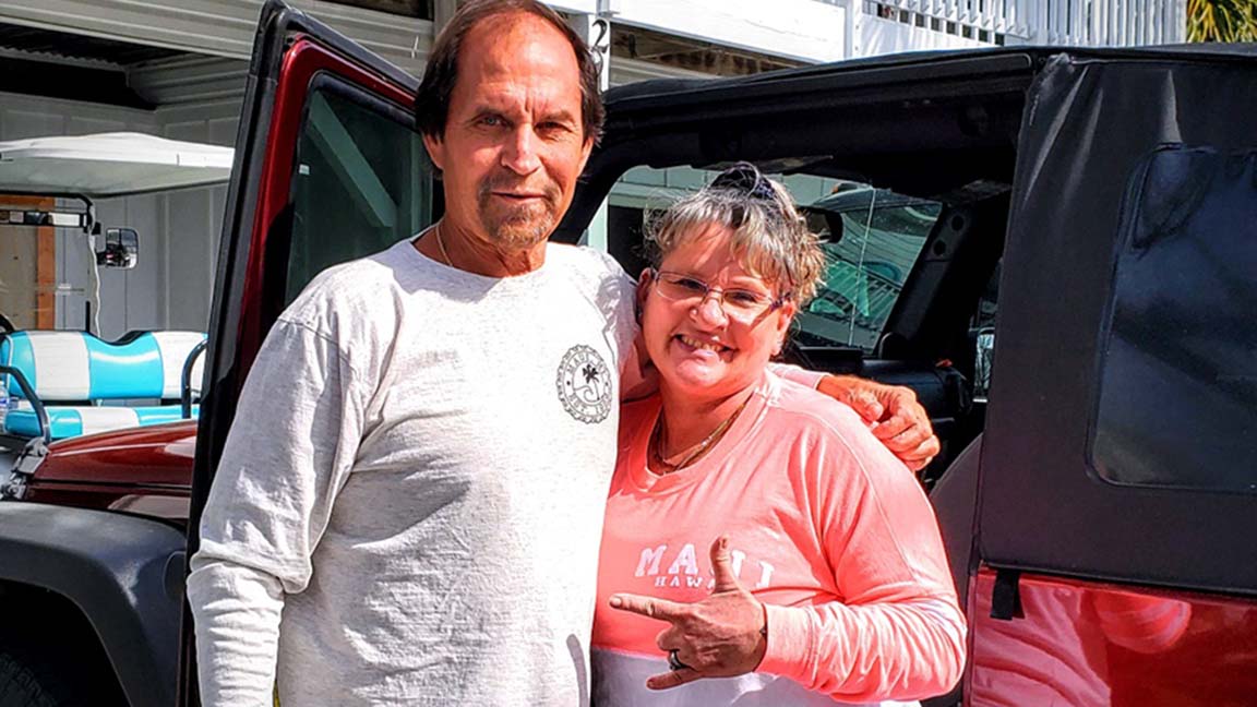 When his battle against a rare type of sinus cancer seemed hopeless, Surfside Beach resident Scott Jenkins, owner of The Ole Fashion Ice Cream Parlor, relied on his wife for support.