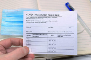 COVID-19 vaccination card