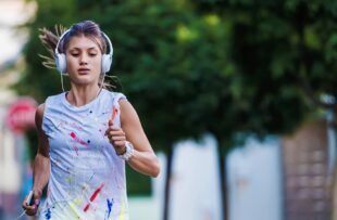 Teen running