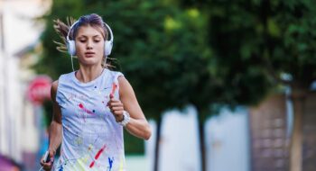 Teen running
