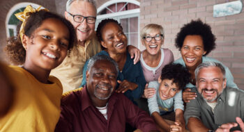 Happy group of people.