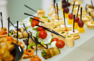 buffet with a variety of snacks