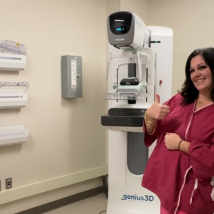 Nicole Scialabba is grateful for the convenience of getting her mammogram done at Tidelands Health, making it easier for her to prioritize her health.
