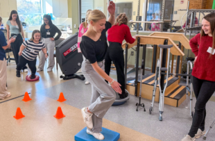 High school students interested in pursuing careers in rehabilitation therapy got a behind-the-scenes lesson from experienced therapists Thursday during a unique event at Tidelands Health.