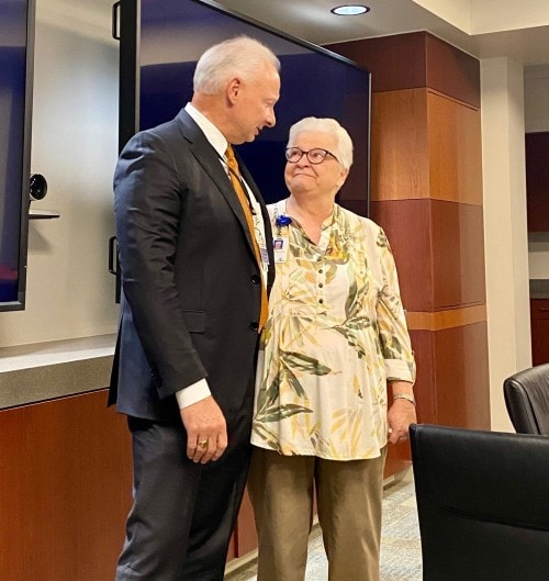 Mona Floyd and Bruce Bailey