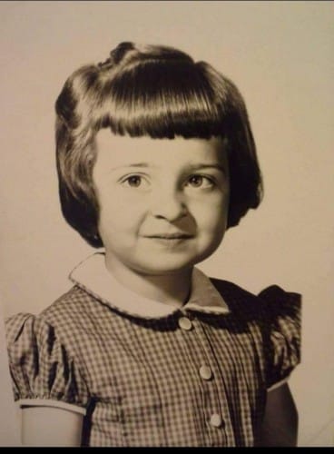 Mona Floyd as a child