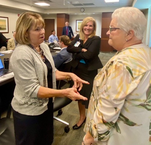 Mona Floyd and board