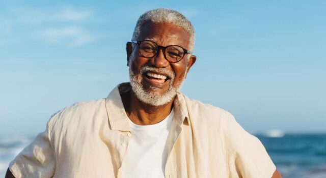 Happy, healthy man.
